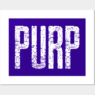 Purple PURP Shirt Posters and Art